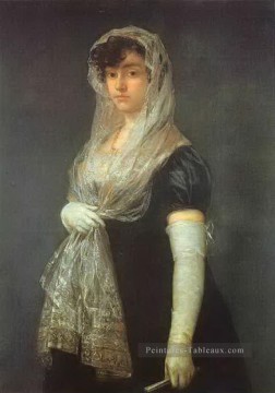 l’épouse du libraire Francisco de Goya Peinture à l'huile